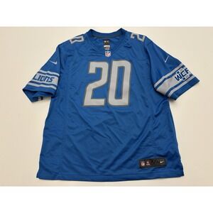 Barry Sanders Detroit Lions On Field Nike Blue Jersey NFL #20 Size XXL